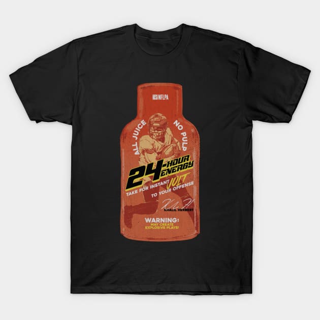 Khalil Herbert Chicago Energy Drink T-Shirt by danlintonpro